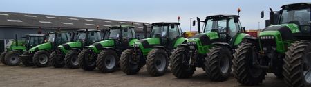 BTMC - Deutz-Fahr - Brugte traktorer på rad og række
